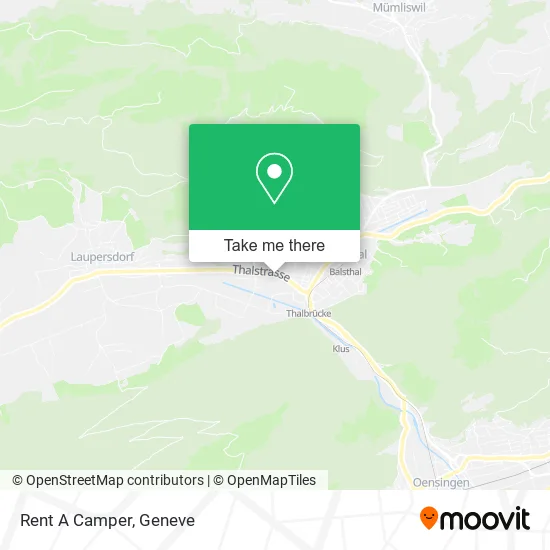 Rent A Camper map