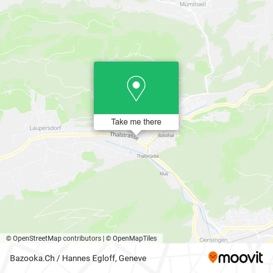 Bazooka.Ch / Hannes Egloff map