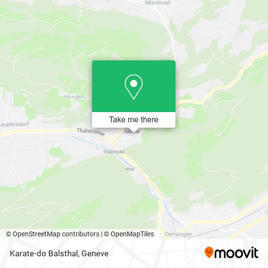 Karate-do Balsthal map