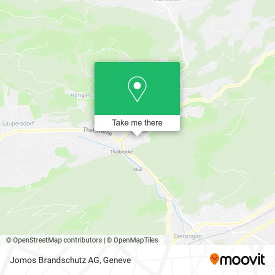 Jomos Brandschutz AG map