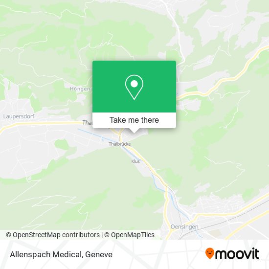 Allenspach Medical map