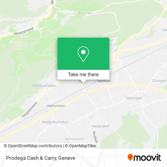 Prodega Cash & Carry map