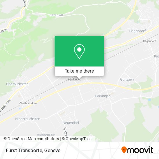 Fürst Transporte map