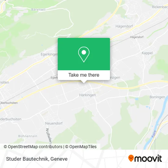 Studer Bautechnik map