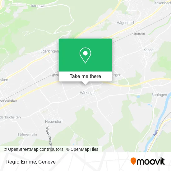 Regio Emme map