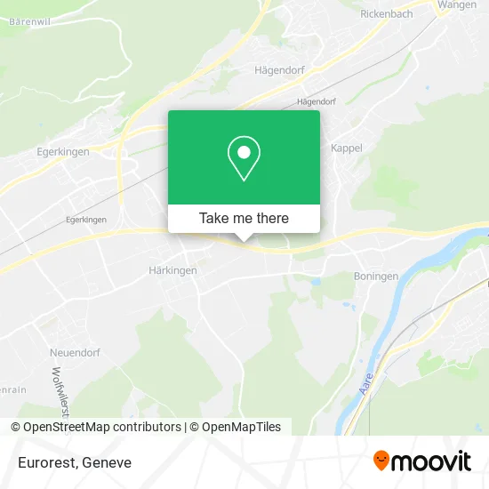 Eurorest map