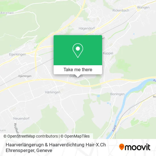 Haarverlängerugn & Haarverdichtung Hair-X.Ch Ehrensperger map