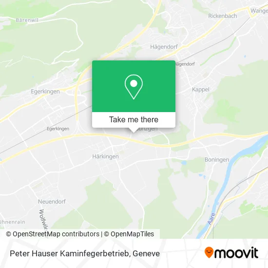 Peter Hauser Kaminfegerbetrieb map