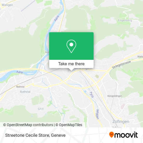 Streetone Cecile Store map