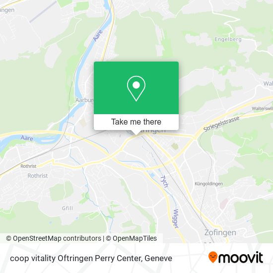 coop vitality Oftringen Perry Center map
