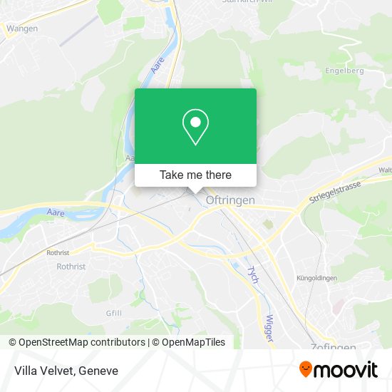 Villa Velvet map
