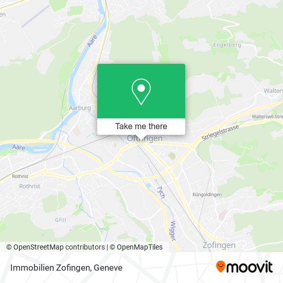 Immobilien Zofingen map