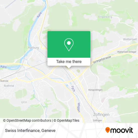 Swiss Interfinance map