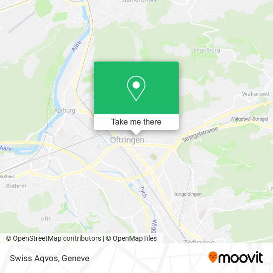 Swiss Aqvos map