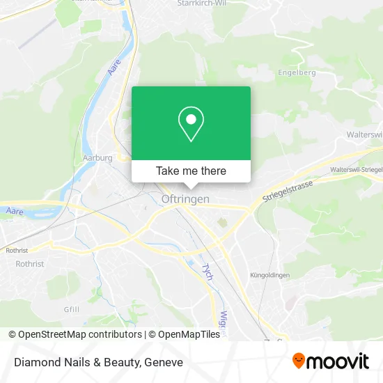 Diamond Nails & Beauty map
