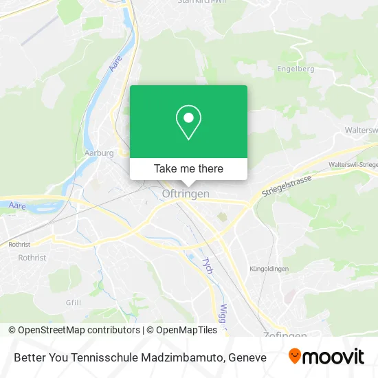 Better You Tennisschule Madzimbamuto map