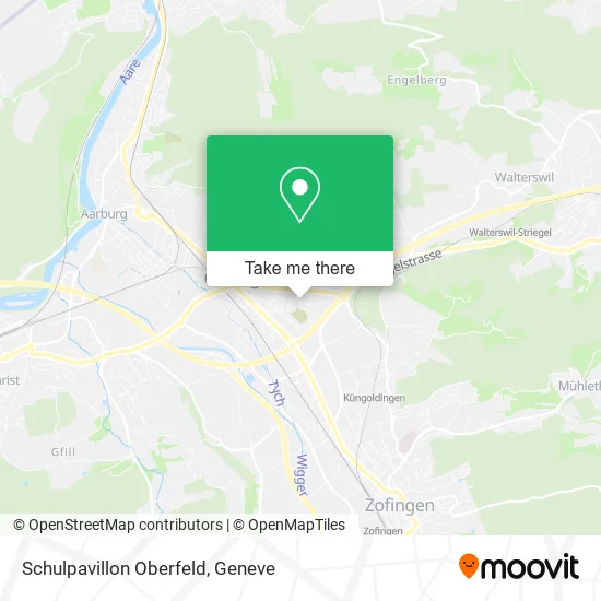 Schulpavillon Oberfeld map