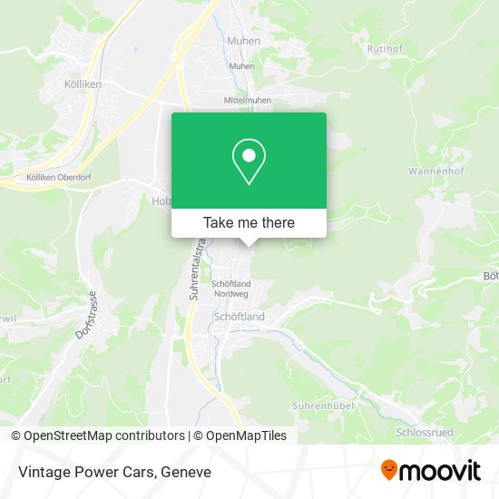 Vintage Power Cars map