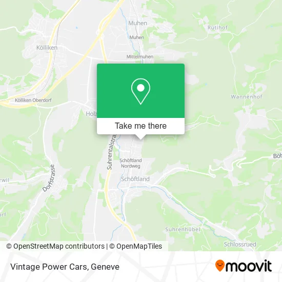 Vintage Power Cars map