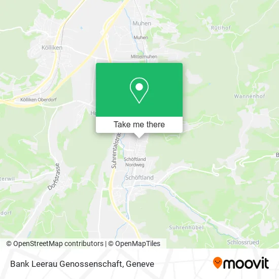 Bank Leerau Genossenschaft map