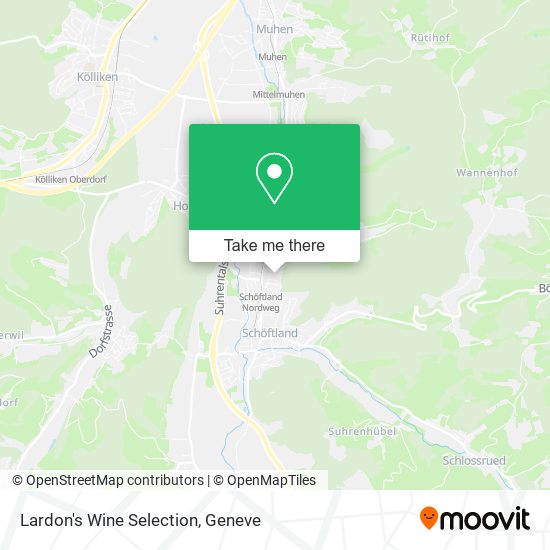 Lardon's Wine Selection map