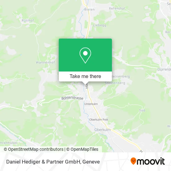 Daniel Hediger & Partner GmbH map