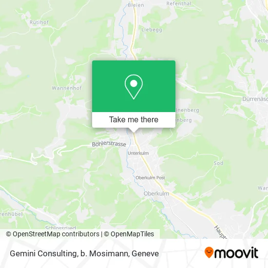 Gemini Consulting, b. Mosimann map