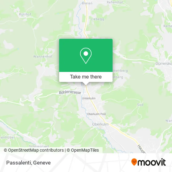 Passalenti map