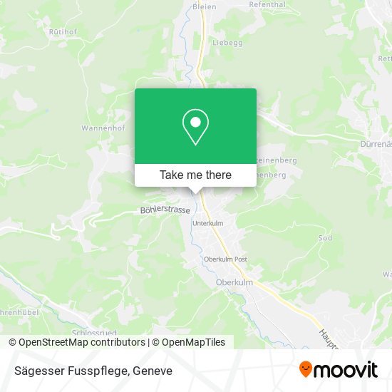 Sägesser Fusspflege map