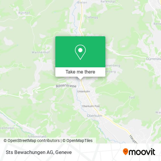 Sts Bewachungen AG map