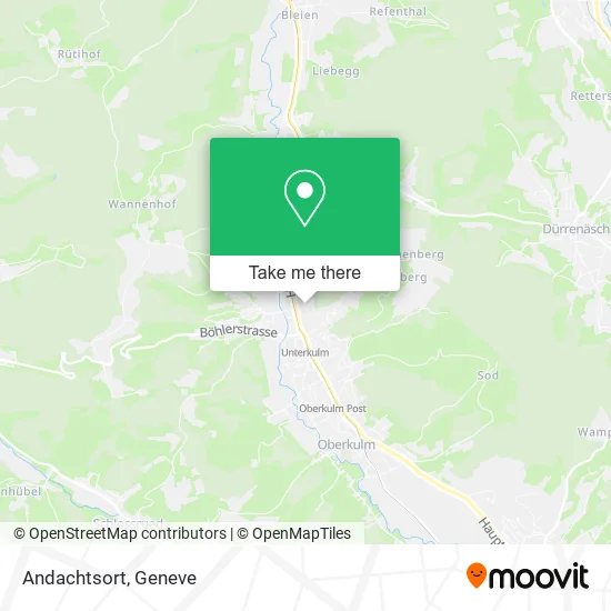 Andachtsort map