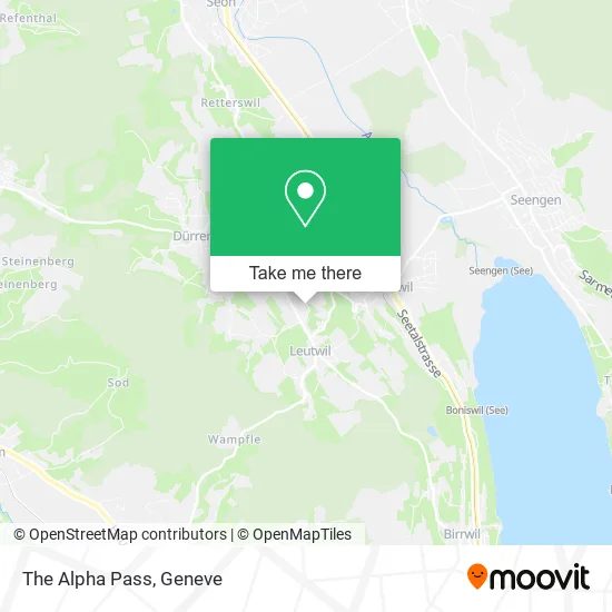The Alpha Pass map