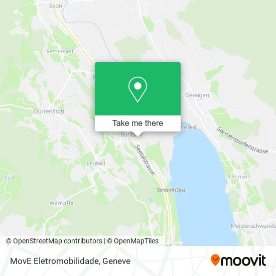 MovE Eletromobilidade map