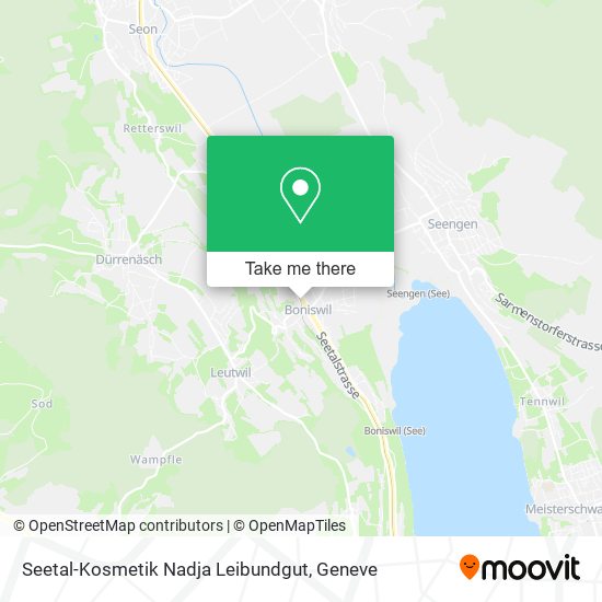 Seetal-Kosmetik Nadja Leibundgut map