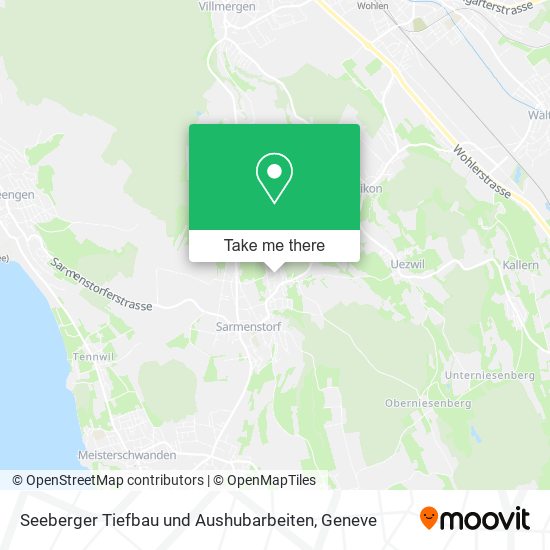 Seeberger Tiefbau und Aushubarbeiten map
