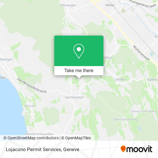 Lojacono Permit Services map