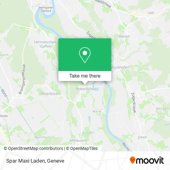 Spar Maxi Laden map