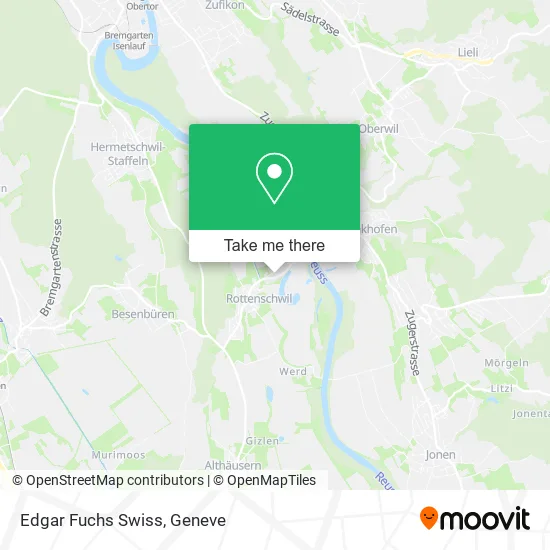 Edgar Fuchs Swiss map