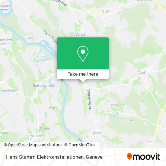 Hans Stamm Elektroinstallationen map