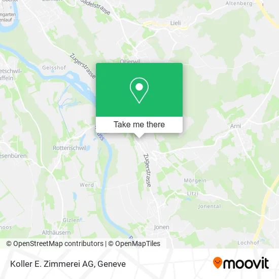 Koller E. Zimmerei AG map