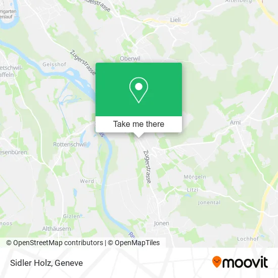 Sidler Holz map