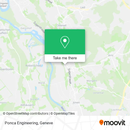 Ponca Engineering map