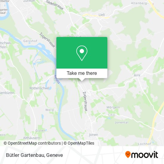 Bütler Gartenbau map