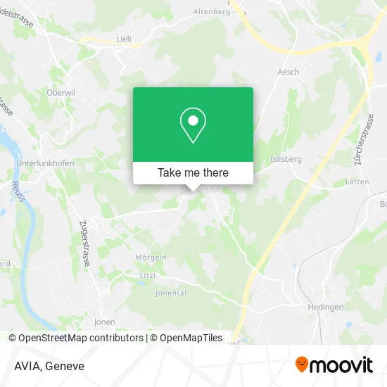 AVIA map