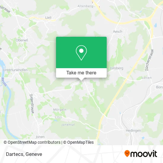 Dartecs map