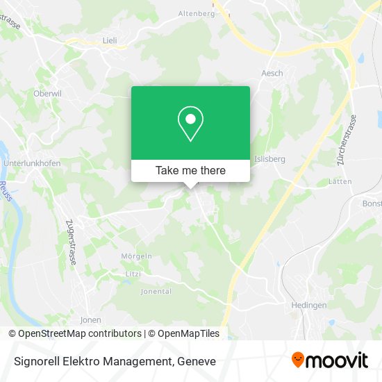 Signorell Elektro Management map