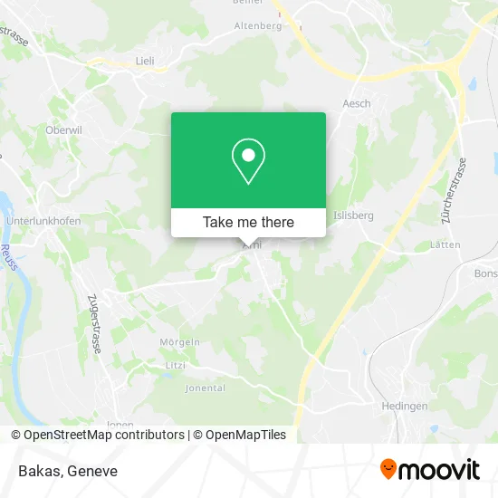 Bakas map