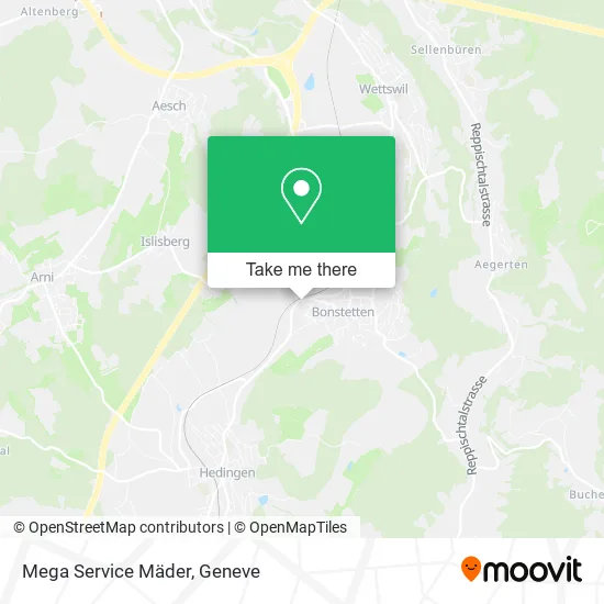 Mega Service Mäder map