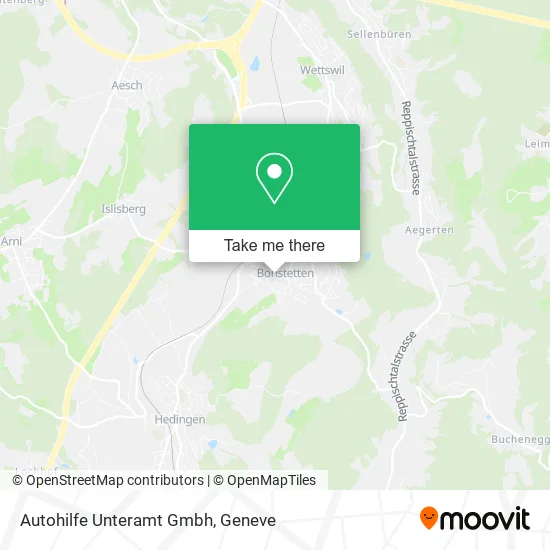 Autohilfe Unteramt Gmbh map