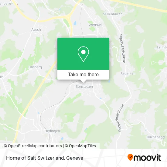 Home of Salt Switzerland map